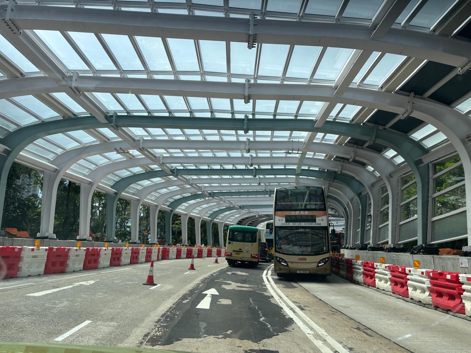 將軍澳景林邨側面路政署隔音屏風